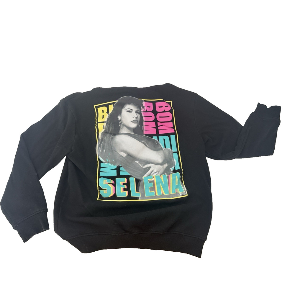 Selena Bidi Bidi Boom Boom Black Hoodie  Sweater‎ Medium